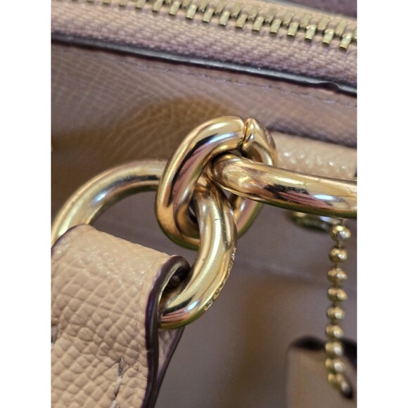 Coach F25395 Mini Brooke Carryall Satchel Crossgrain Leather Blush Pink - Picture 12 of 17